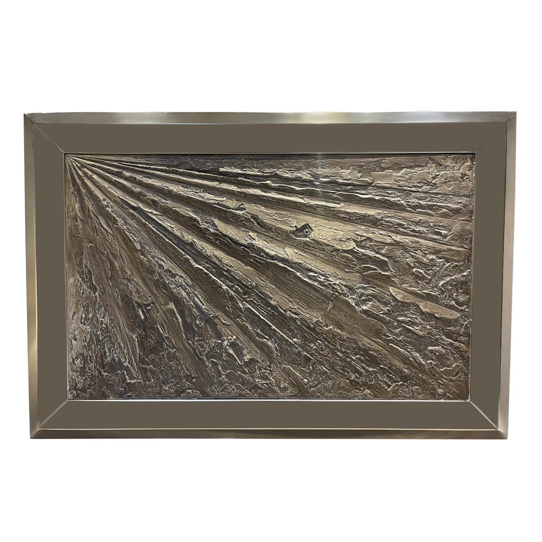 ANGEL WALL UNIT WITH SILVER STAINLESS STEEL FRAME