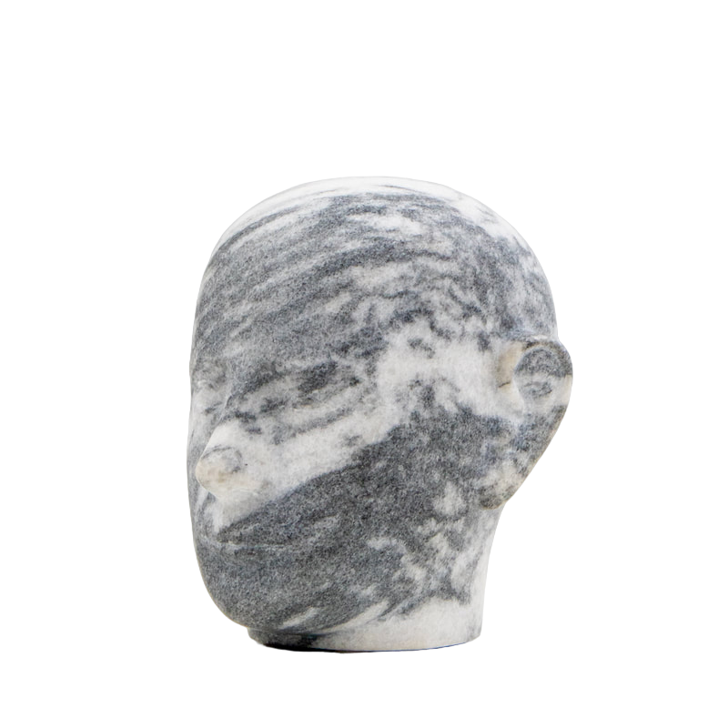 GRAY ITALIAN MARBLE HEAD