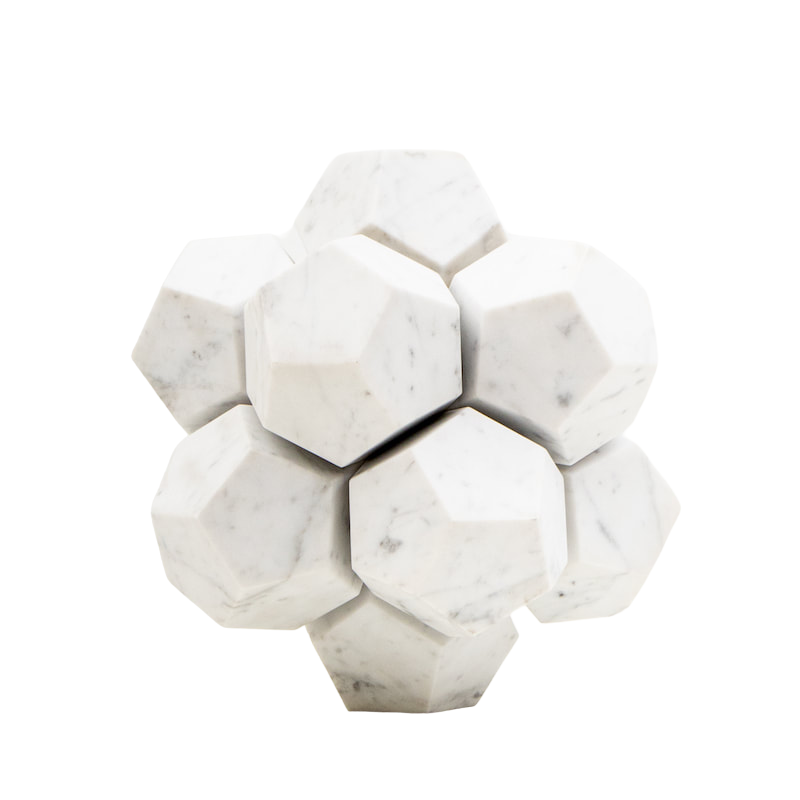DODECAHEDRON CARRARA MARBLE