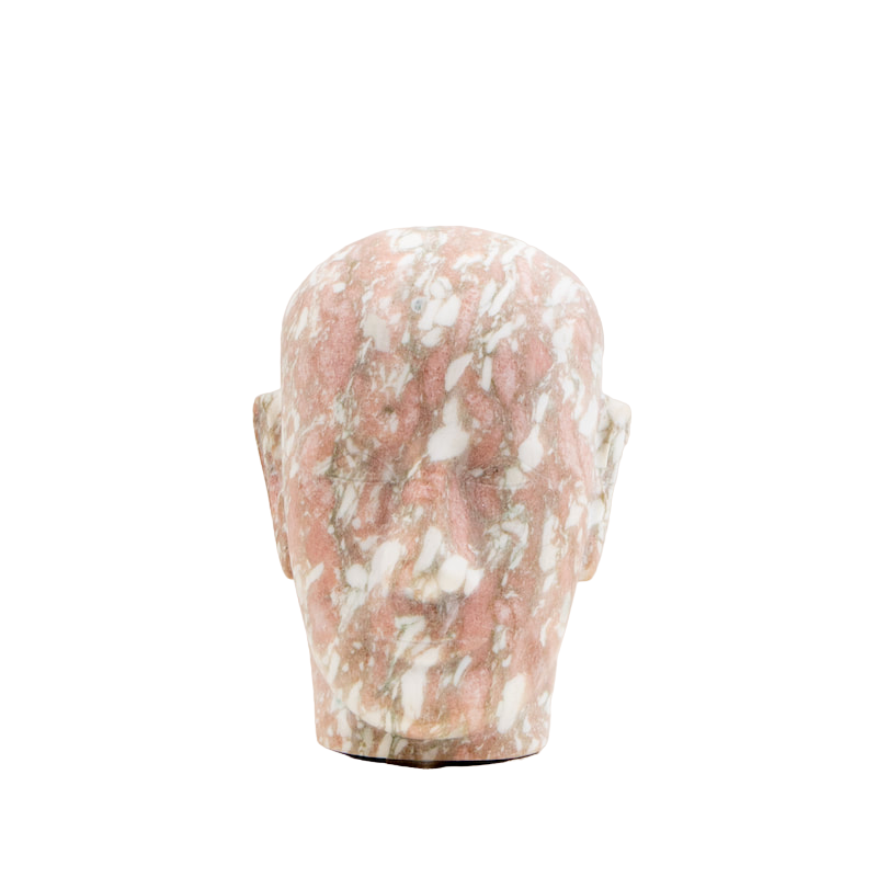 PINK/WHITE MARBLE HEAD