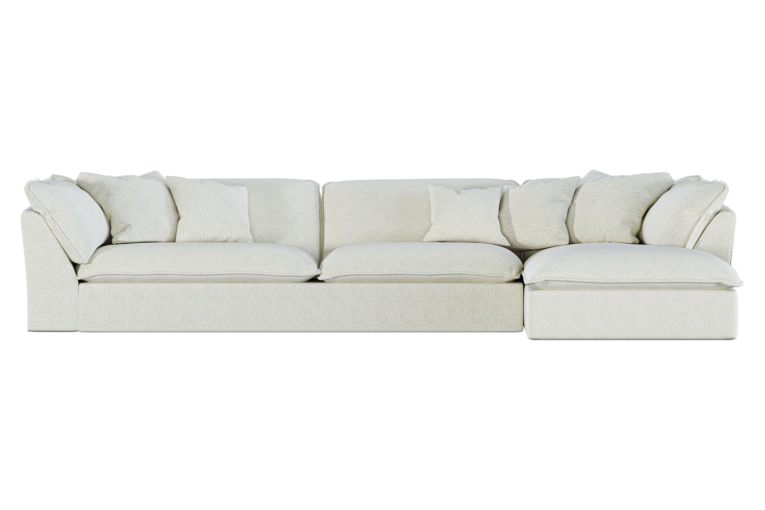 WHITE LEO SECTIONAL